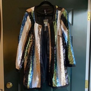 Sequined, Multi-colored Jacket